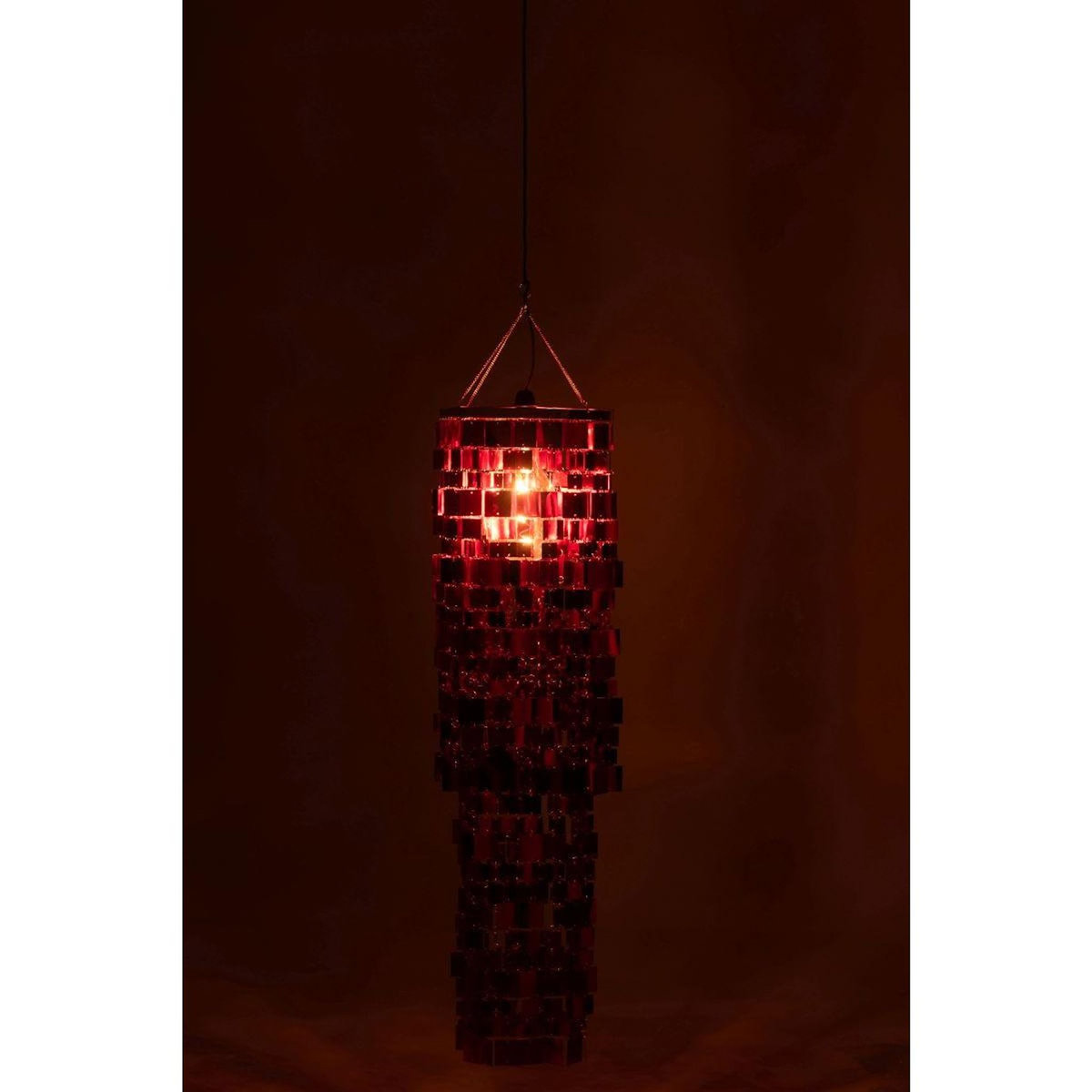 Paris Prix Abat-Jour Suspension Design  Disco  122cm Rouge
