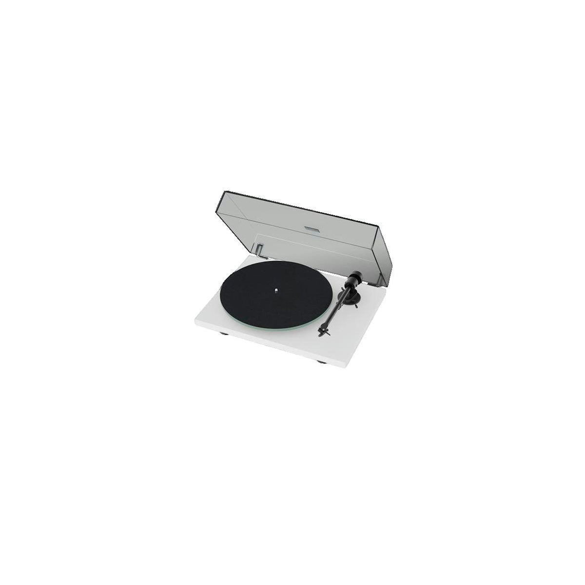 pro-ject Platine vinyle pro-ject manuel à courroie avec finition élégante blanche