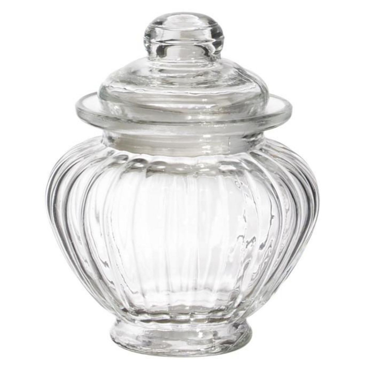 Paris Prix Bonbonnière en Verre  Arrondie  12cm Transparent