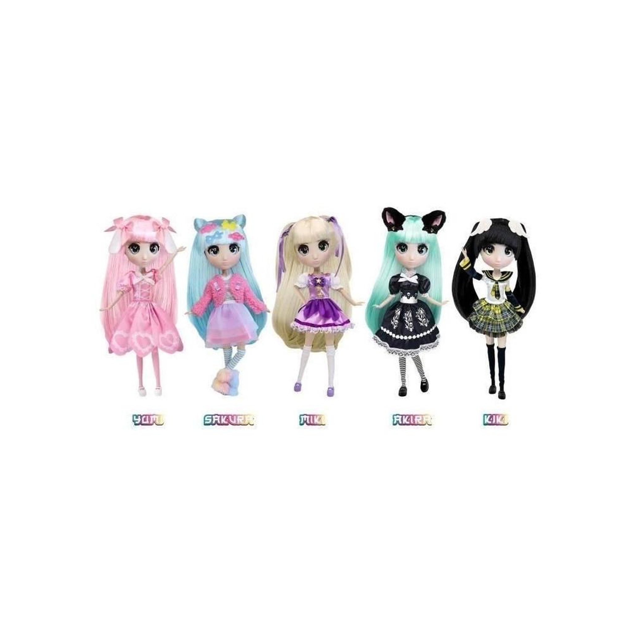 Voir la diapositive 3 : BANDAI Grande Poupée Kawai style Japon 30 cm - Poupée Kiki - BANDAI - Licence Officielle Shibajuku Anime
