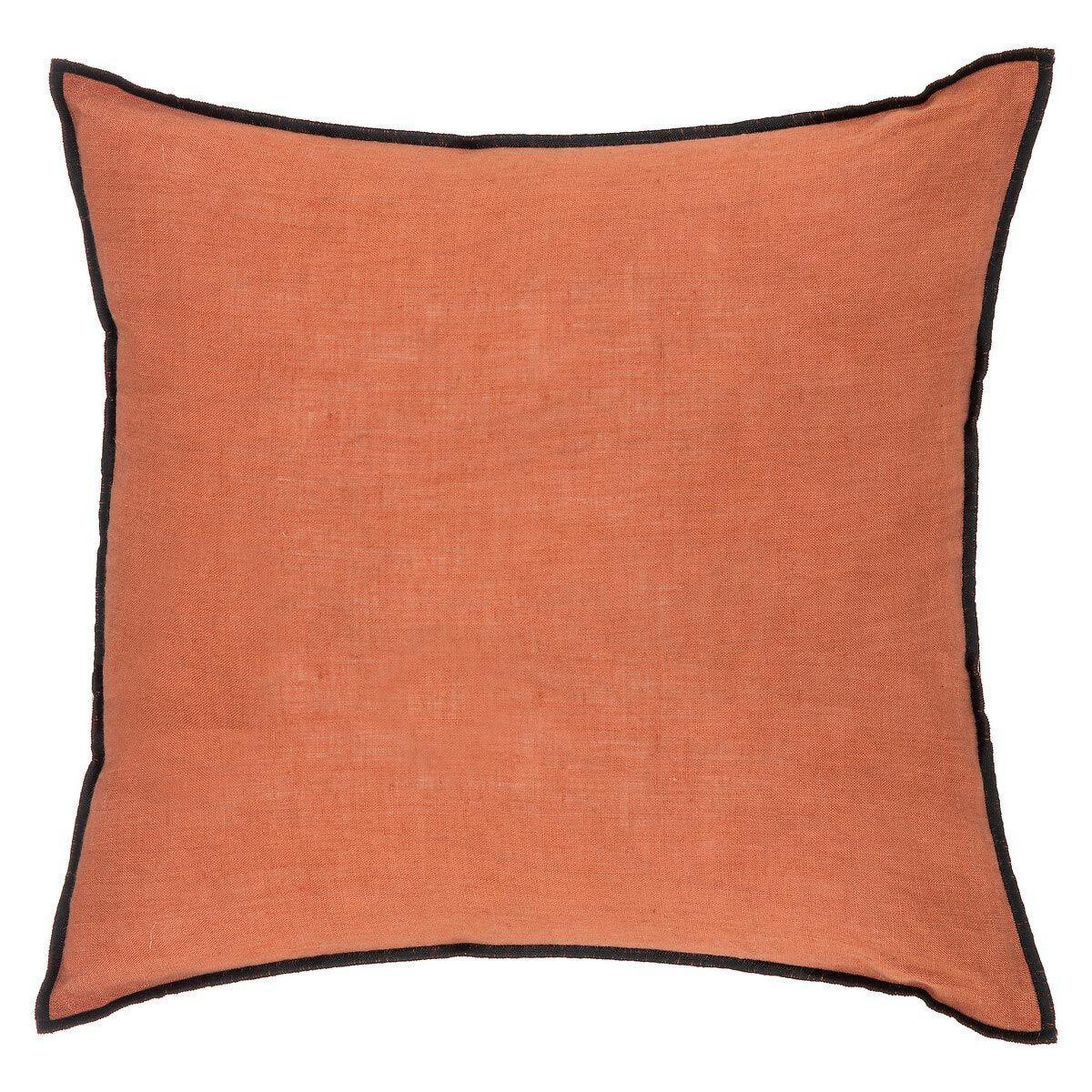 ATMOSPHERA Coussin déco  linah  45x45cm terracotta
