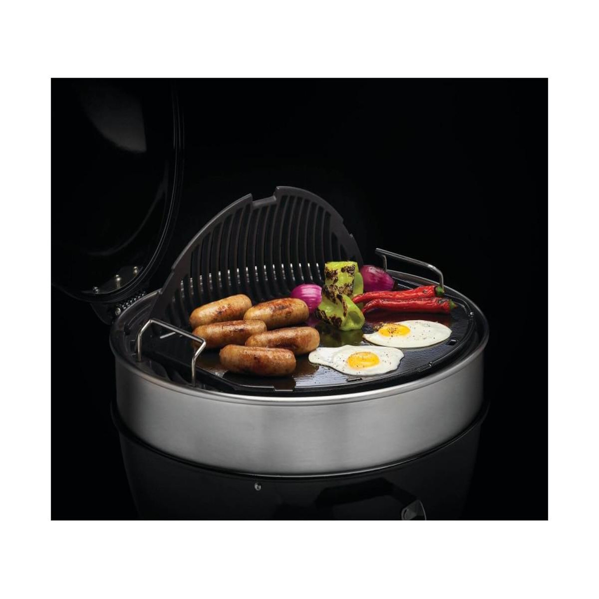 Voir la diapositive 2 : NAPOLEON Plancha pour barbecue charbon de bois 57 cm