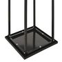 Voir la diapositive 5 : VIDAXL Portant de bois de chauffage avec base Noir 37x37x113 cm Acier