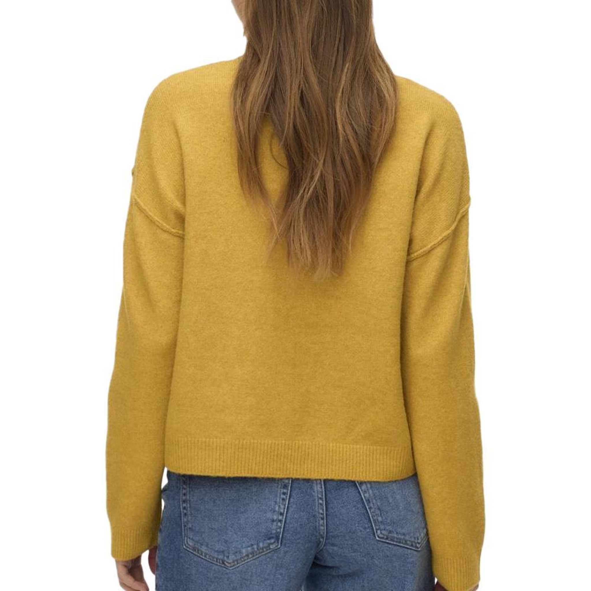 Voir la diapositive 2 : Vero Moda Pull Jaune  Moutarde Femme Vero Moda Besti