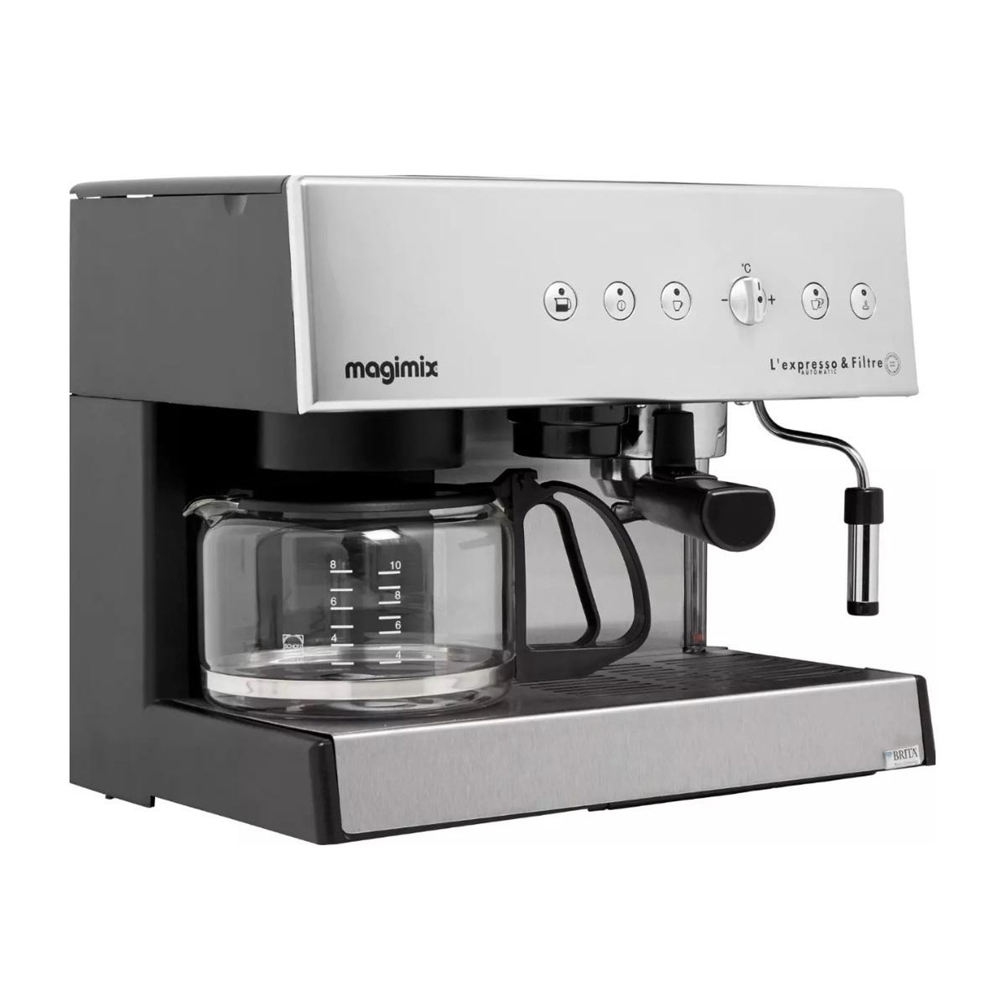 Voir la diapositive 2 : MAGIMIX Machine à expresso 19bars chrome - 11423
