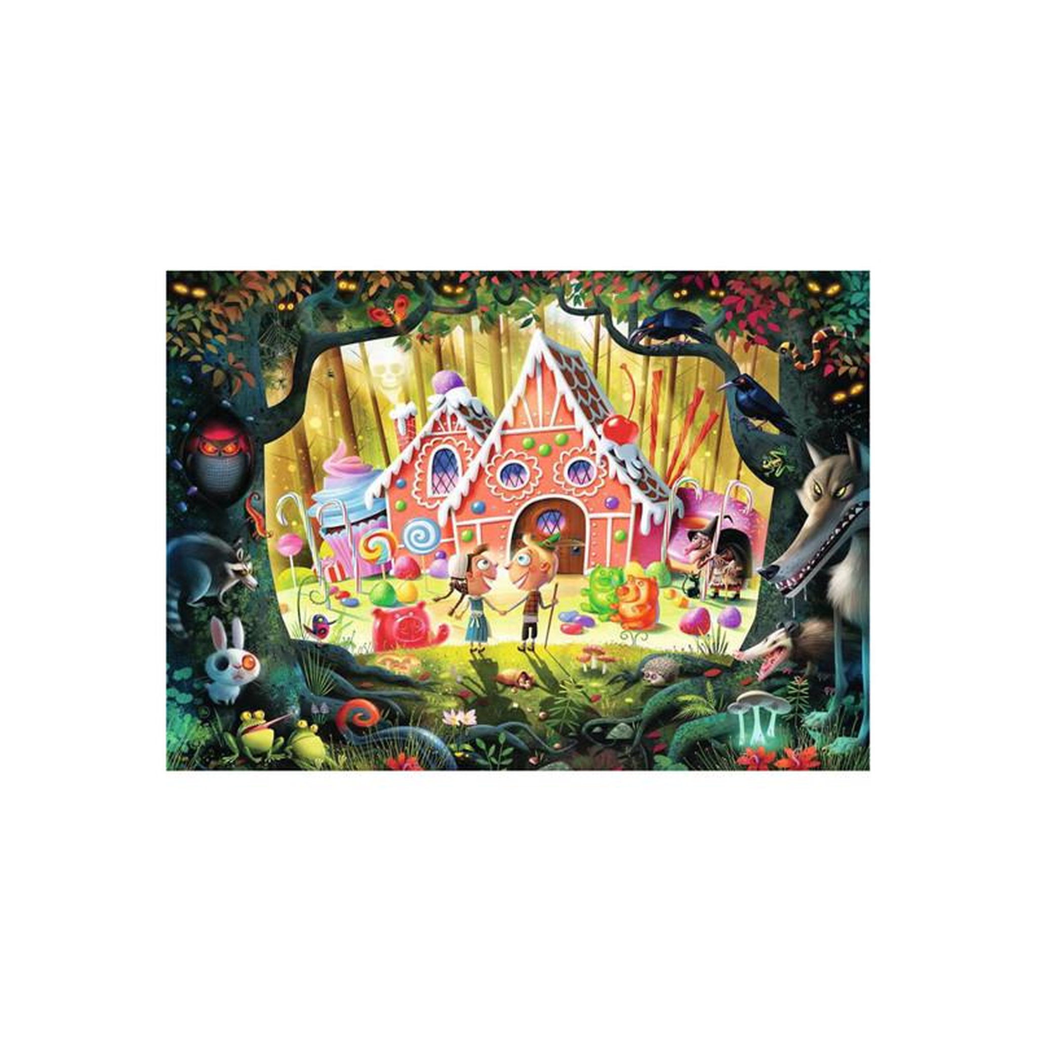 Voir la diapositive 2 : RAVENSBURGER Ravensburger - Jigsaw puzzle Hansel and Gretel, 1000 pcs. 120004158