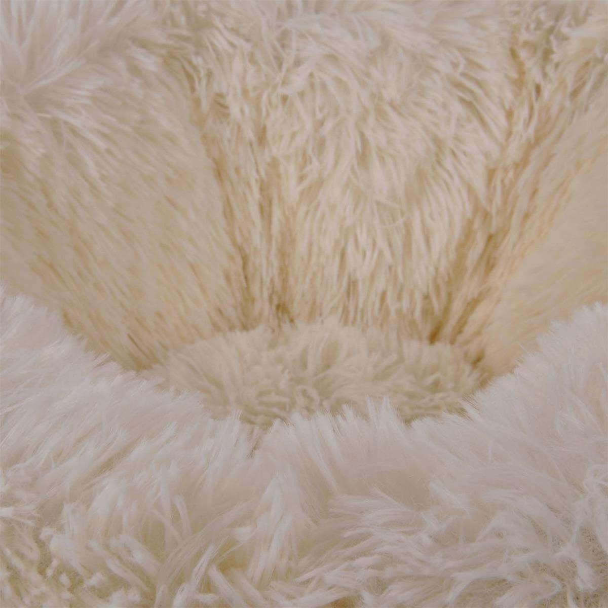 Paris Prix Coussin pour Chien & Chat  Fluffy  95cm Écru