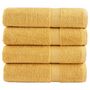 Voir la diapositive 1 : VIDAXL Serviettes de bain de qualité supérieure SOLUND 4 pcs doré