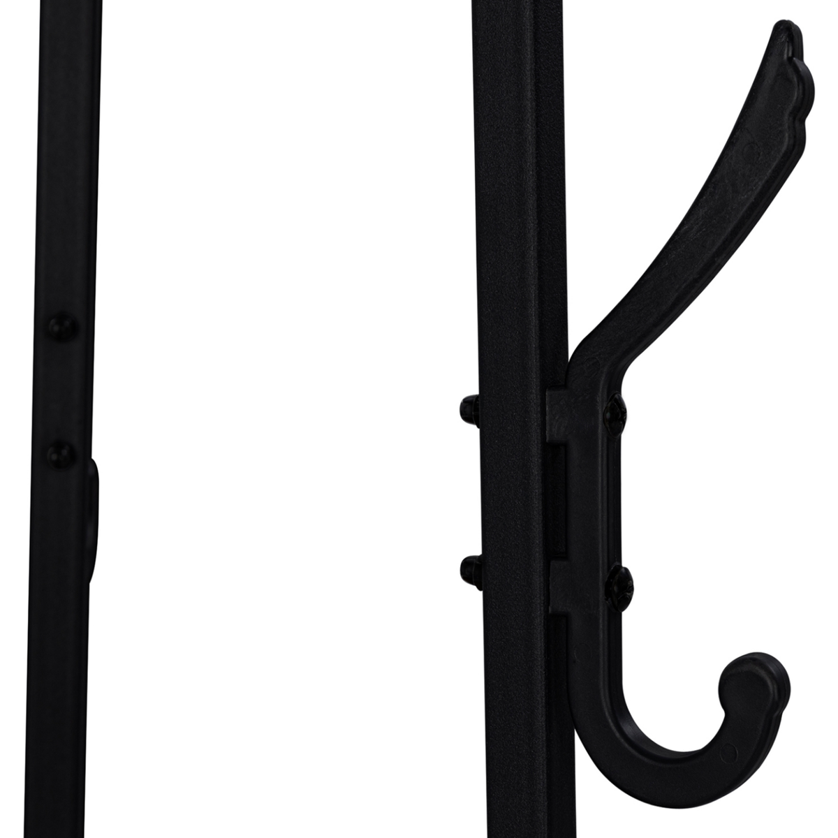 ID MARKET Porte-manteau trépied TONIO design industriel étagères rondes 6 crochets