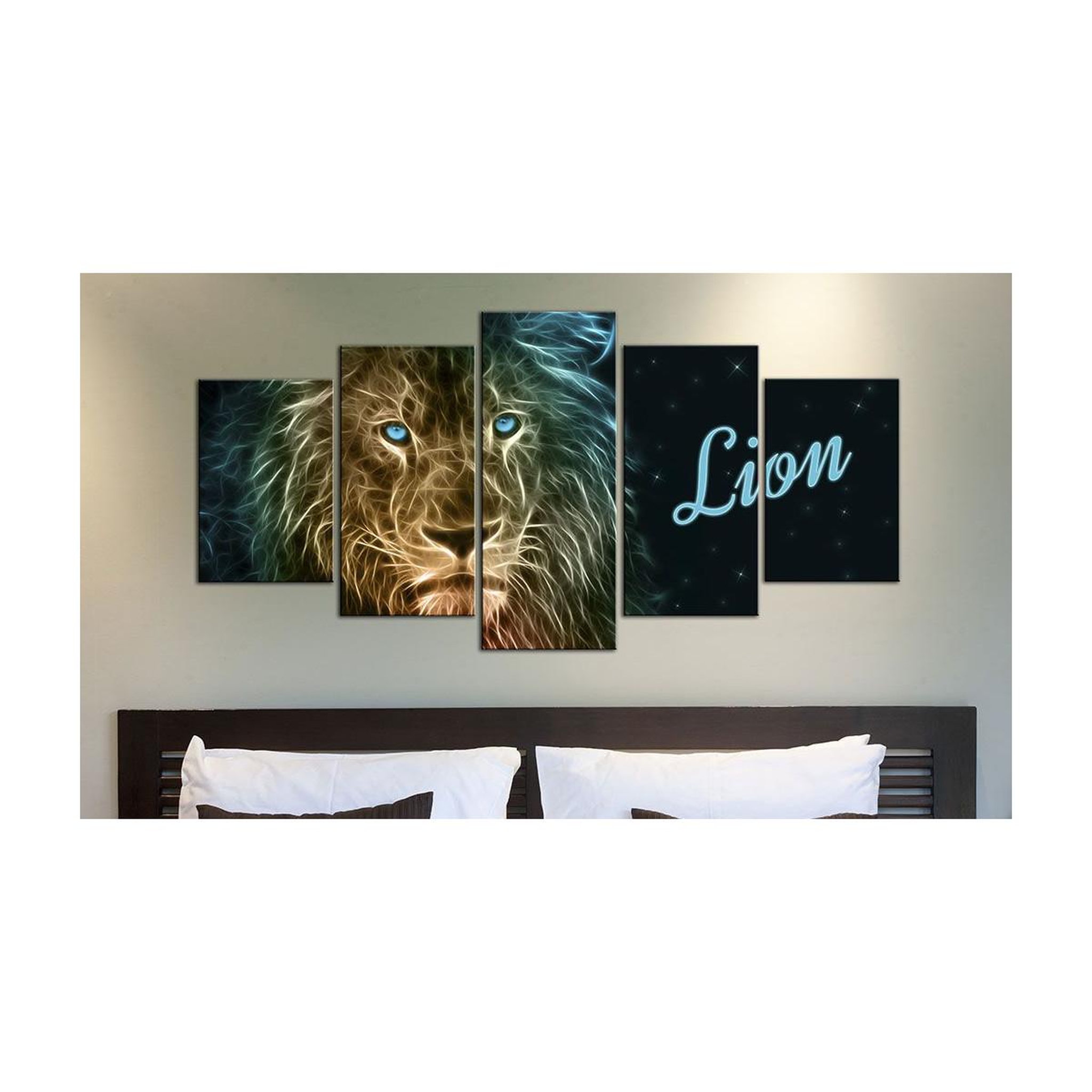 Voir la diapositive 2 : Paris Prix Tableau imprimé  gold lion