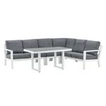 Paris Prix Salon d'Angle de Jardin  Barcelona  279cm Blanc