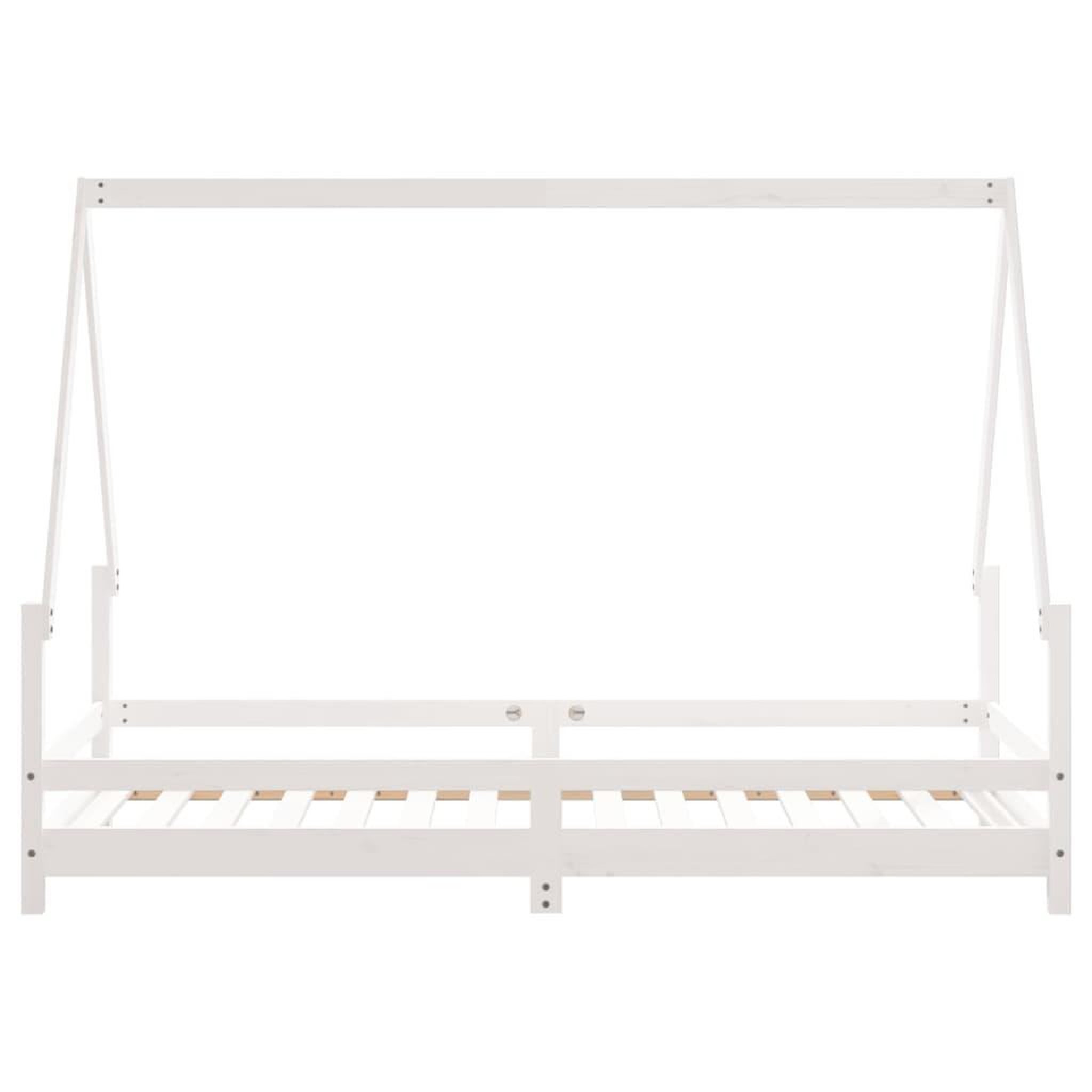 Voir la diapositive 5 : VIDAXL Cadre de lit pour enfants blanc 90x190 cm bois de pin massif