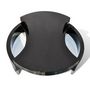 Voir la diapositive 4 : VIDAXL Table basse a forme reglable noir brillant