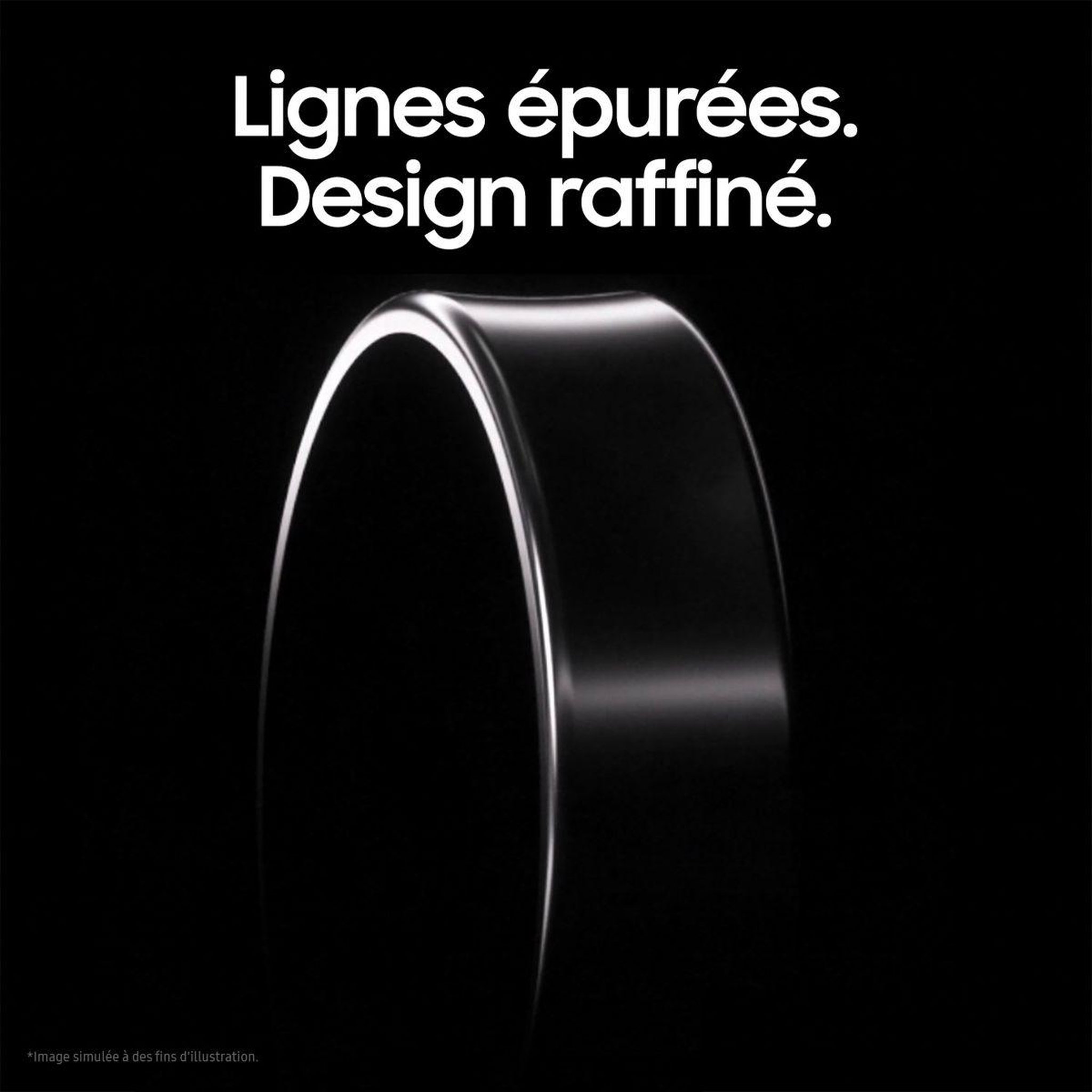 Voir la diapositive 3 : Samsung Bagues connectées Ring taille 11 Argent