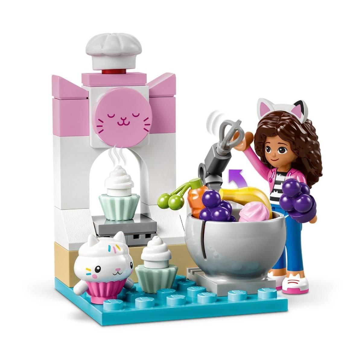 LEGO Gabby et la maison magique 10785 - Praline et P'tichou S'Amusent, Jeu avec Figurines Gabby et le Chat, Cuisine avec Cupcake et Accessoires, Jouets pour Filles et Garçons Dès 4 Ans