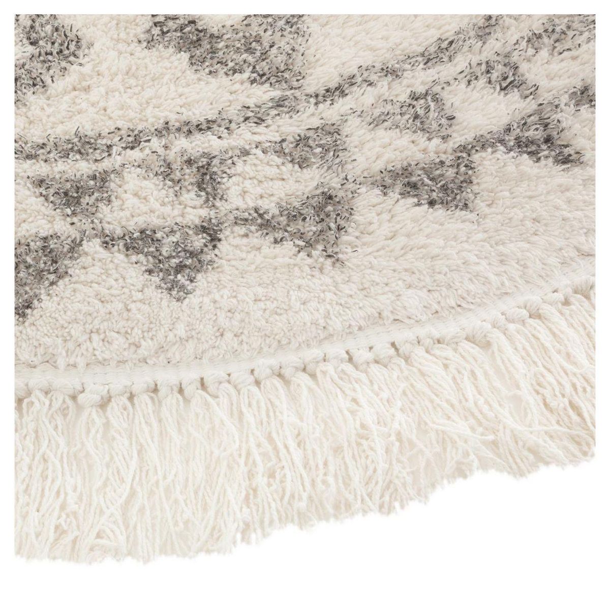 ATMOSPHERA Tapis déco rond motifs géométriques ETNIK diamètre 120cm