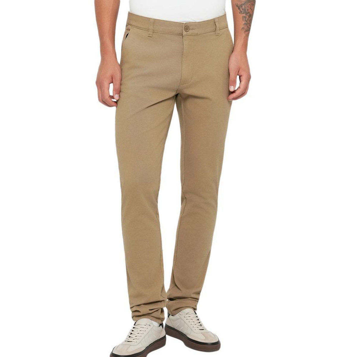 DOCKERS Pantalon Chino Beige Homme Dockers Ultimate