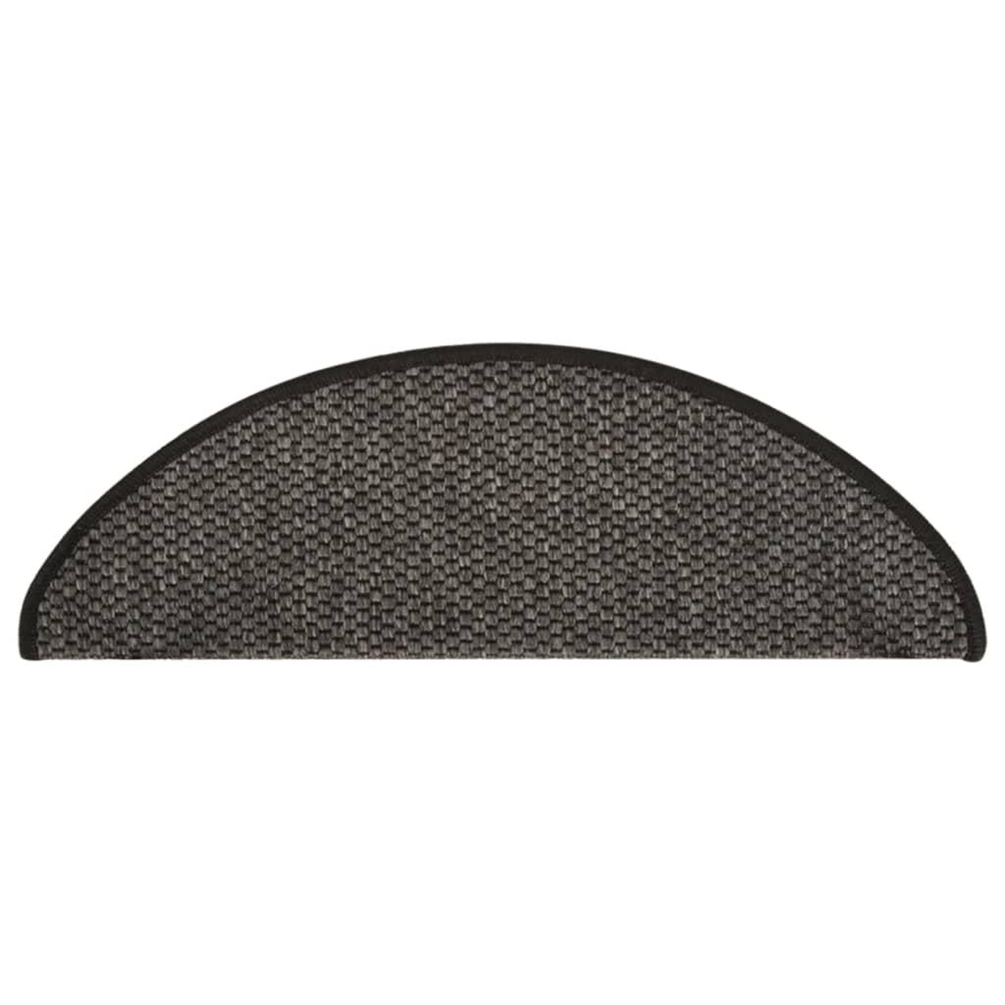 Voir la diapositive 4 : VIDAXL Tapis d'escalier autocollants 15 pcs 65x21x4 cm Anthracite