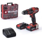 Einhell Perceuse à percussion sans fil Power X-Change TE-CD 18/40 Li-i +64 (2x2,0Ah)