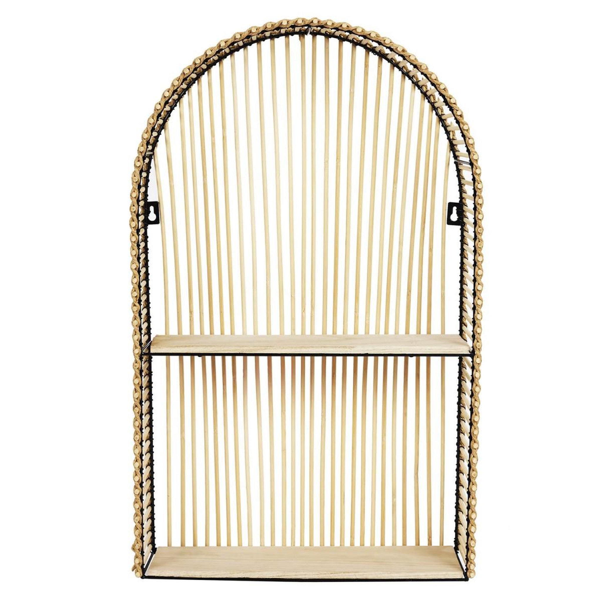 Voir la diapositive 2 : The Home Deco Factory Étagère murale fenêtre déco  java  61cm beige