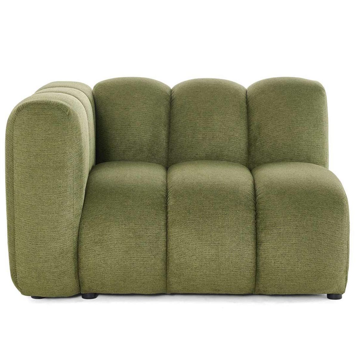 LISA DESIGN Debbie - module d'assise gauche en tissu texturé