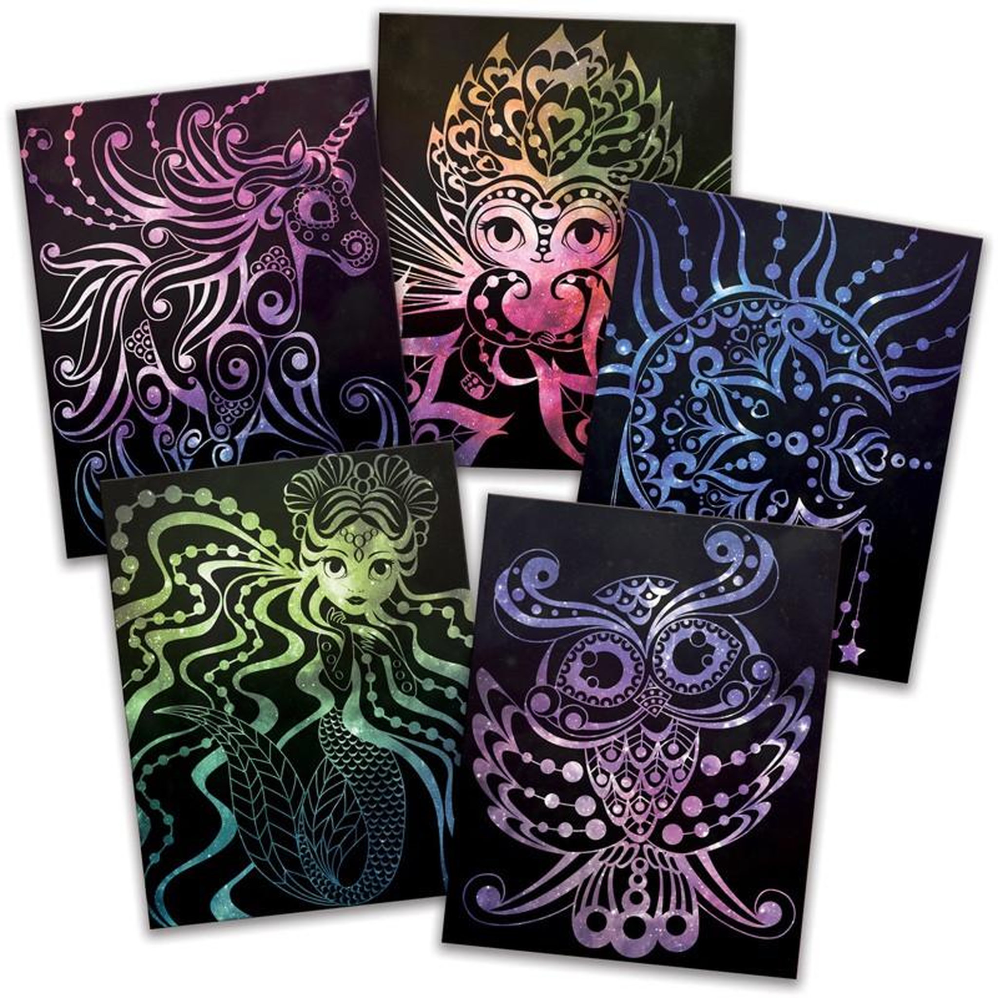 Voir la diapositive 2 : Hape TABLEAUX A GRATTER NEBULOUS HAPE HAPNS11014