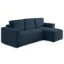 Voir la diapositive 4 : LISA DESIGN Livy - canapé d'angle réversible 4 places convertible avec coffre en fausse fourrure