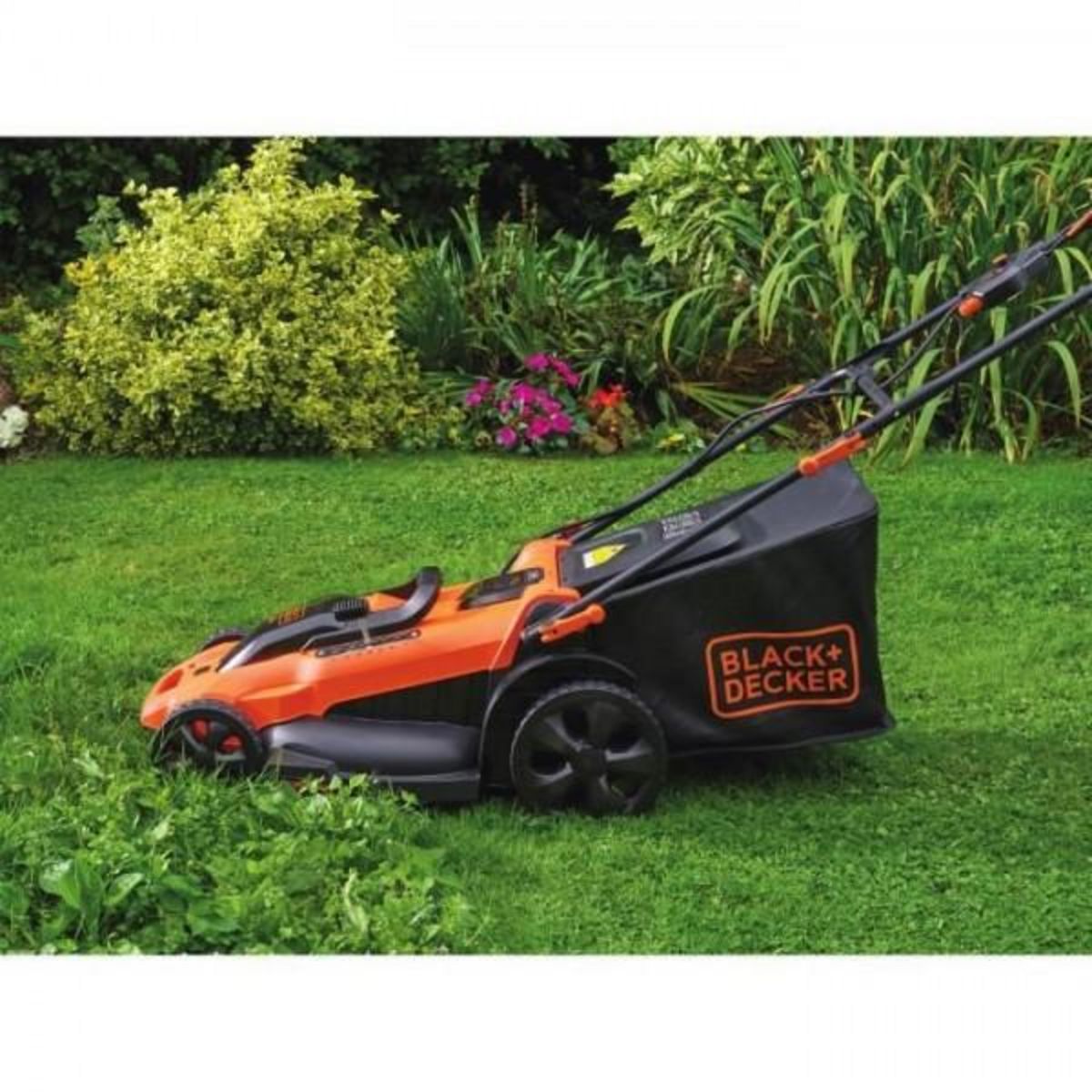 Black et Decker Tondeuse a Gazon   a Gazon Electrique Sans Fil 36V CLMA4820L2-QW - BLACK+DECKER - 7 Hauteurs Réglables - Fonction Mulching