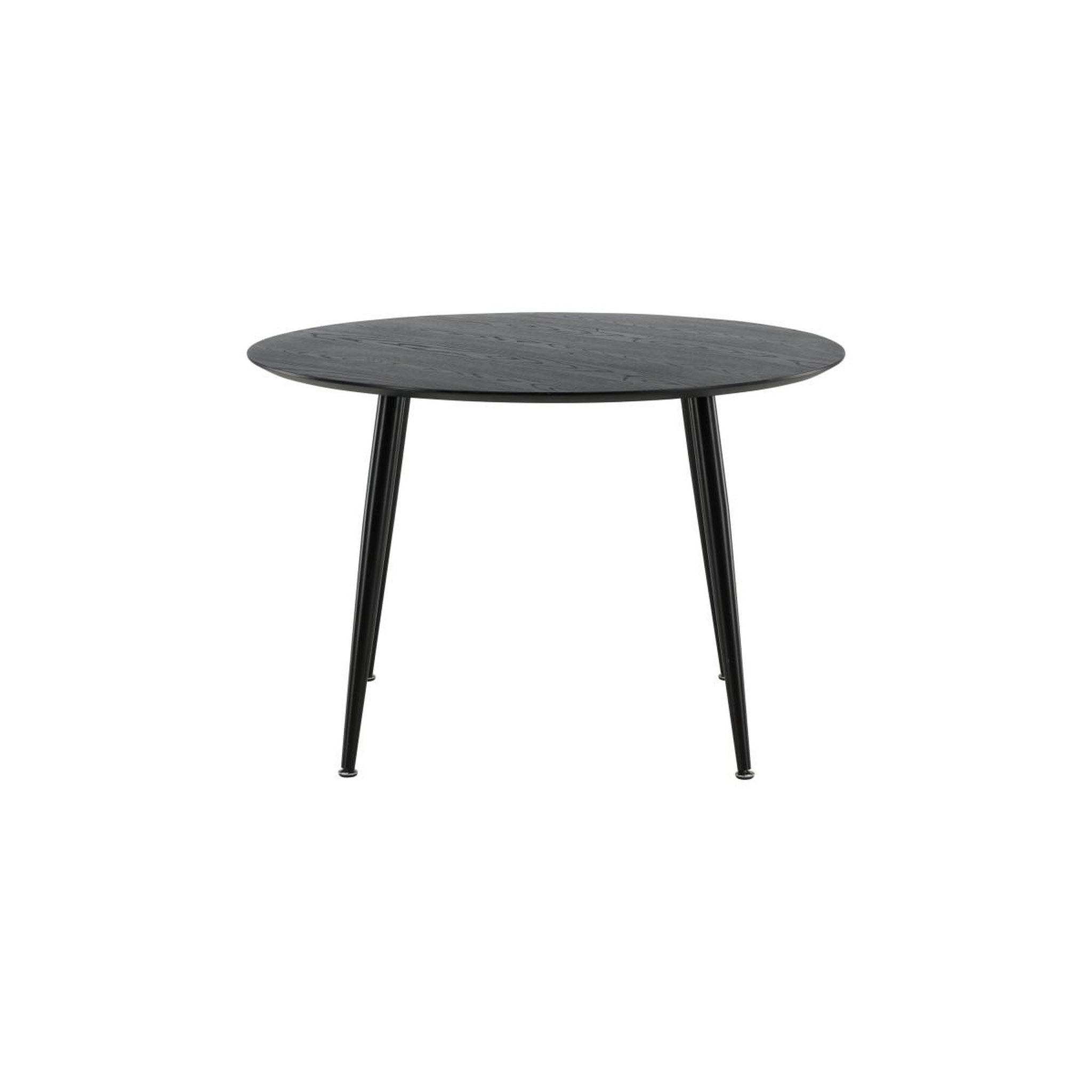 Voir la diapositive 2 : Paris Prix Table à manger ronde  dipp  115cm noir