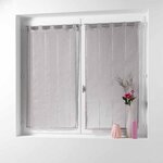 Paris Prix Paire de Voilages  Linahe  90x160cm Taupe