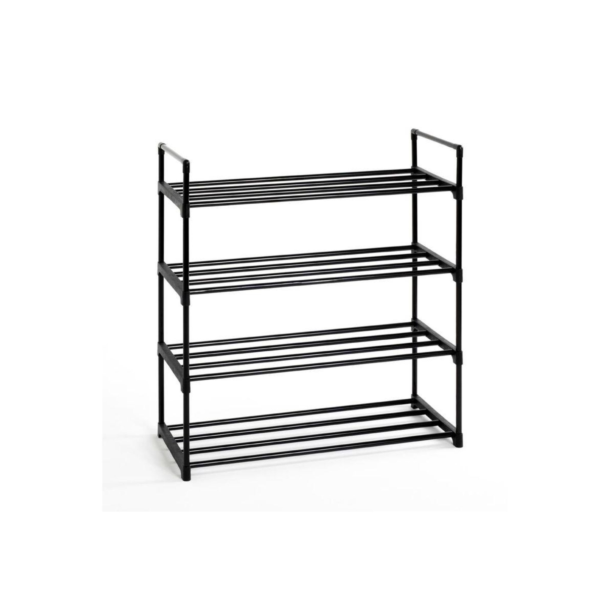 Paris Prix Étagère à chaussures  4 niveaux  74cm noir