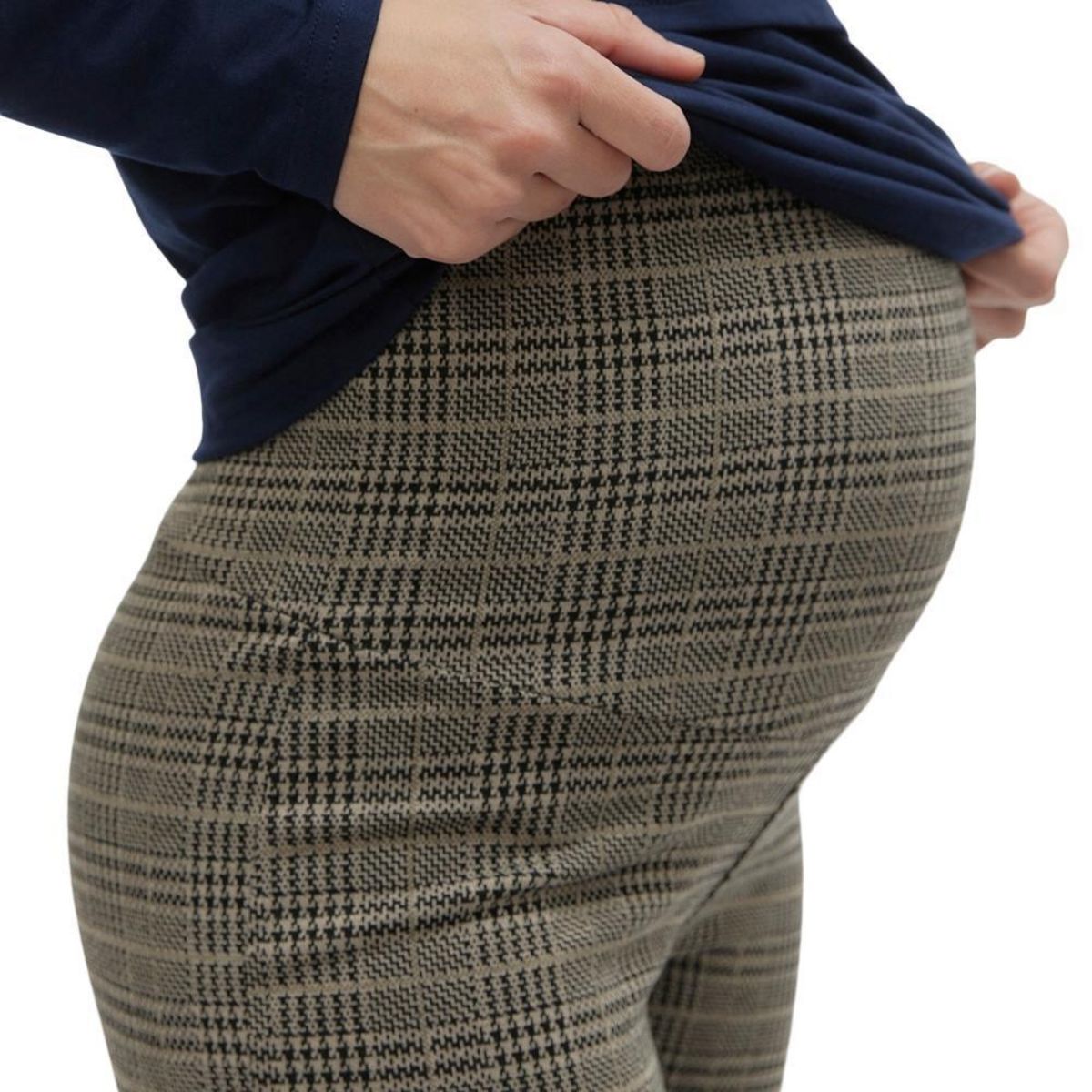 MAMALICIOUS Pantalon  à Carreaux Femme  amalicious Nabi