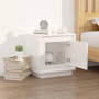 Voir la diapositive 3 : VIDAXL Table de chevet blanc brillant 44x35x45 cm bois d'ingenierie