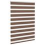 Voir la diapositive 3 : VIDAXL Store zebre marron 95x150 cm largeur du tissu 90,9 cm polyester