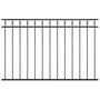 Voir la diapositive 1 : VIDAXL Panneau de cloture Acier 1,7x1 m Noir
