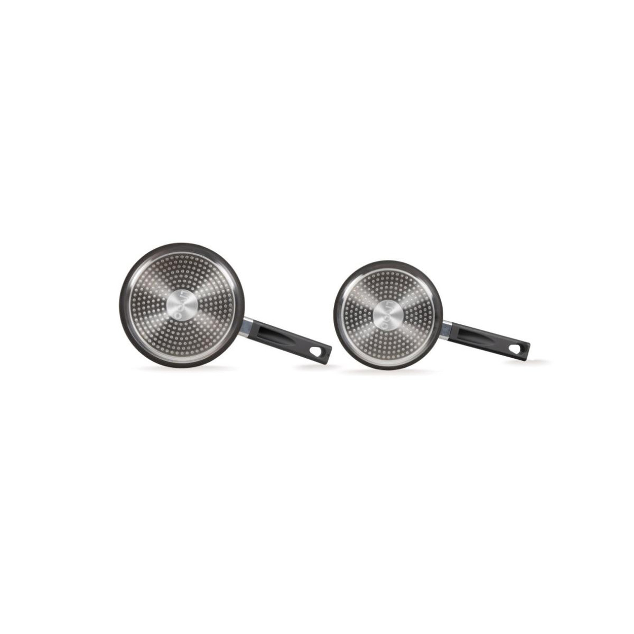 Voir la diapositive 4 : LIVOO Set 2 casseroles aluminium 18 / 20 cm - mep154n
