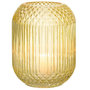 Voir la diapositive 2 : Paris Prix Vase Design en Verre  Droit  19cm Jaune