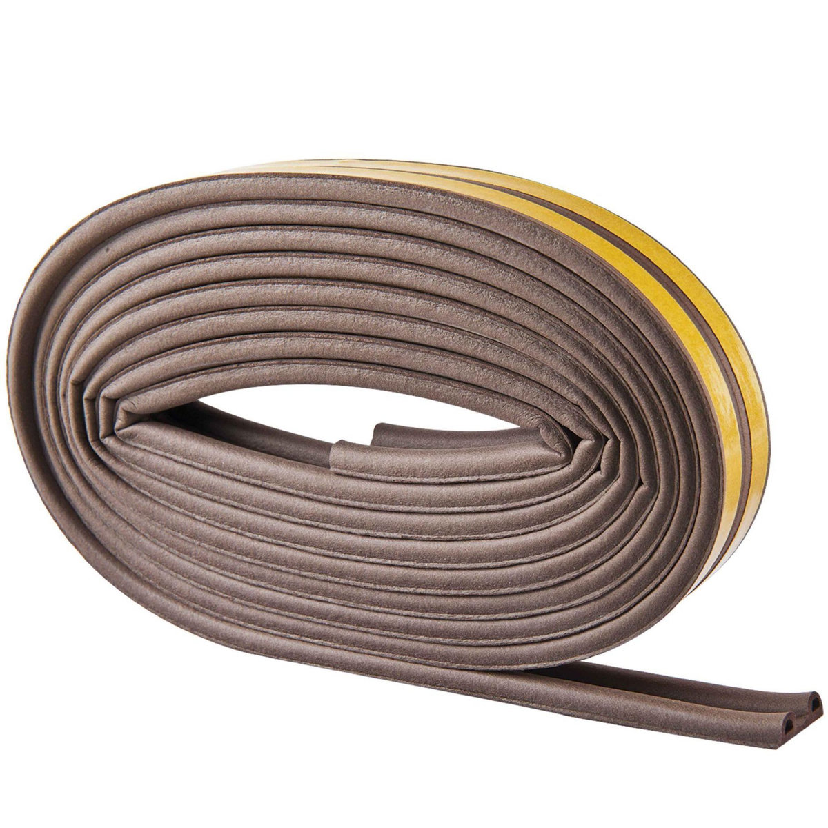 Geko Joint adhésif caoutchouc marron profil 'P' 6M