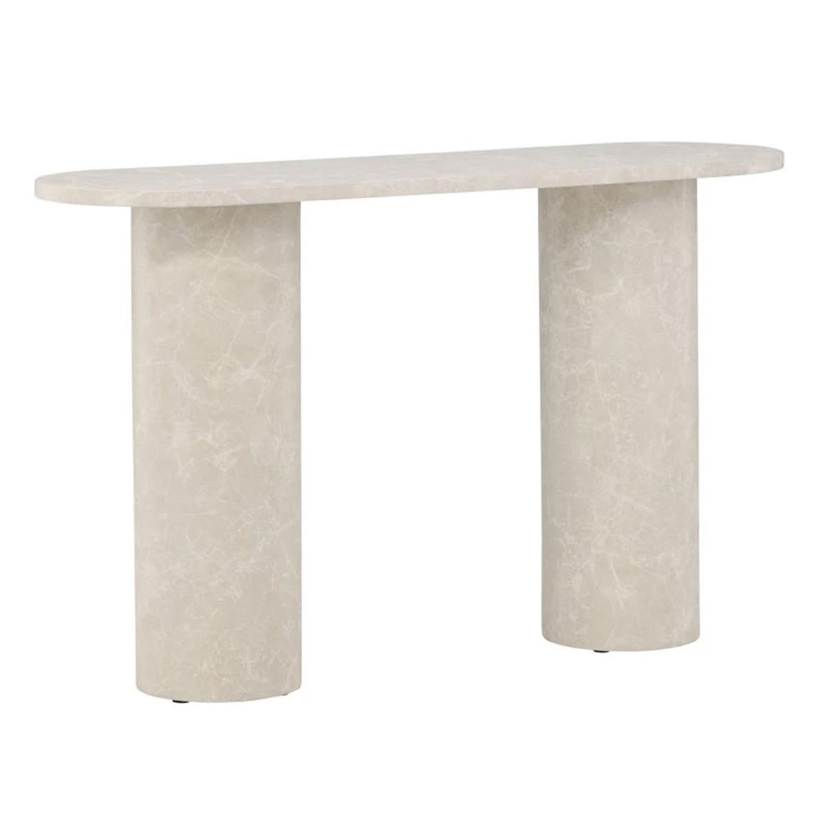 Paris Prix Console Effet Marbre  Narvik  130cm Beige