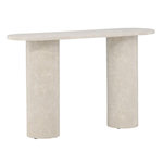 Paris Prix Console Effet Marbre  Narvik  130cm Beige