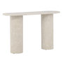 Voir la diapositive 1 : Paris Prix Console Effet Marbre  Narvik  130cm Beige