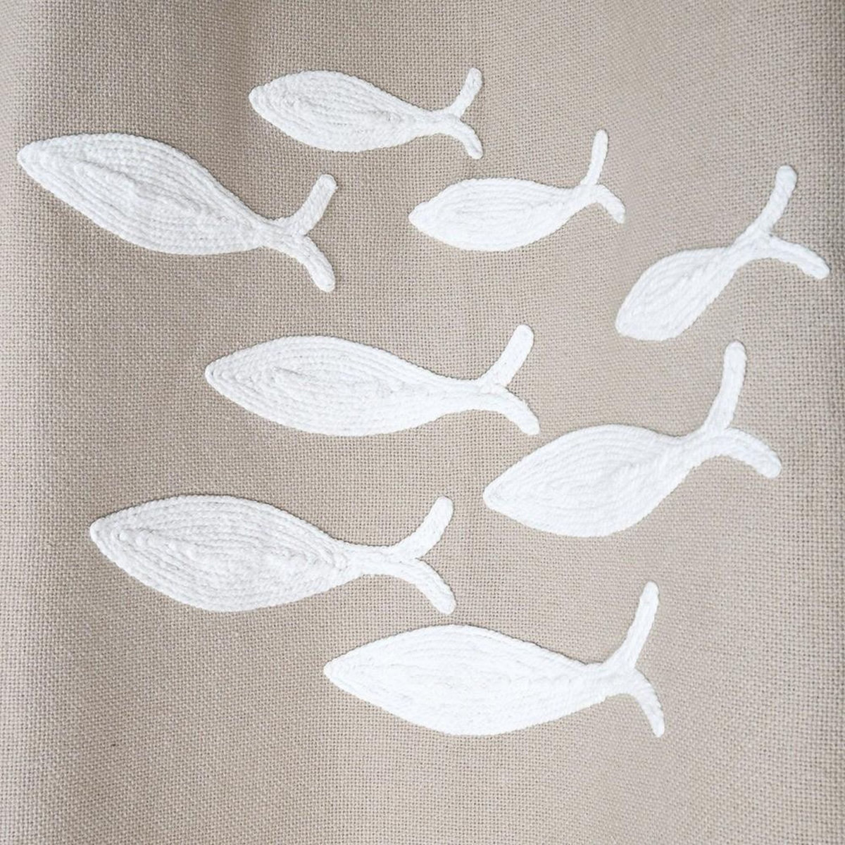 Lovely Casa Rideau à œillets 140x260 cm Atlantide naturel coton