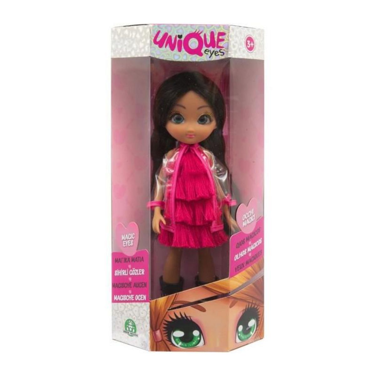 Giochi Preziosi UNIQUE EYES, Poupée 25cm -Victoria, Avec leur regard qui te suit des yeux , avec vetements, Jouet pour enfants des 3 ans, MYM12