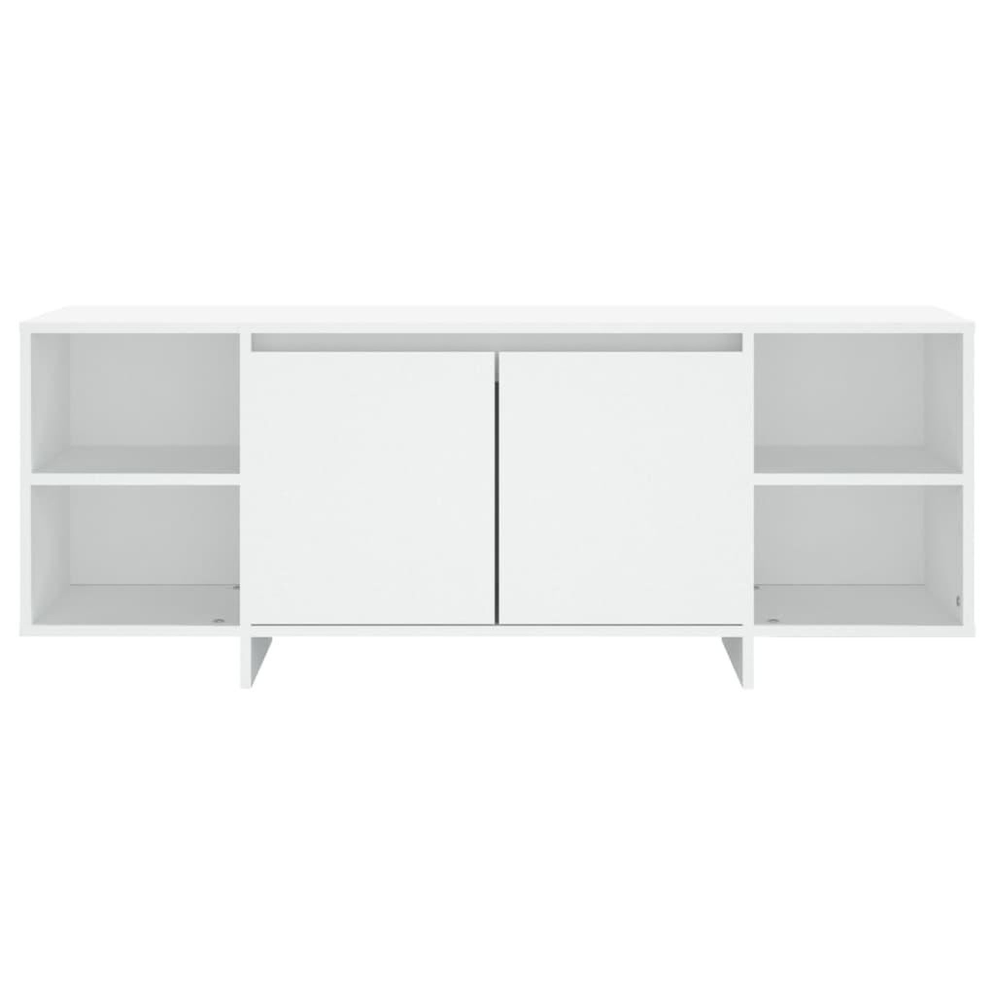 Voir la diapositive 5 : VIDAXL Meuble TV blanc 130x35x50 cm bois d'ingenierie