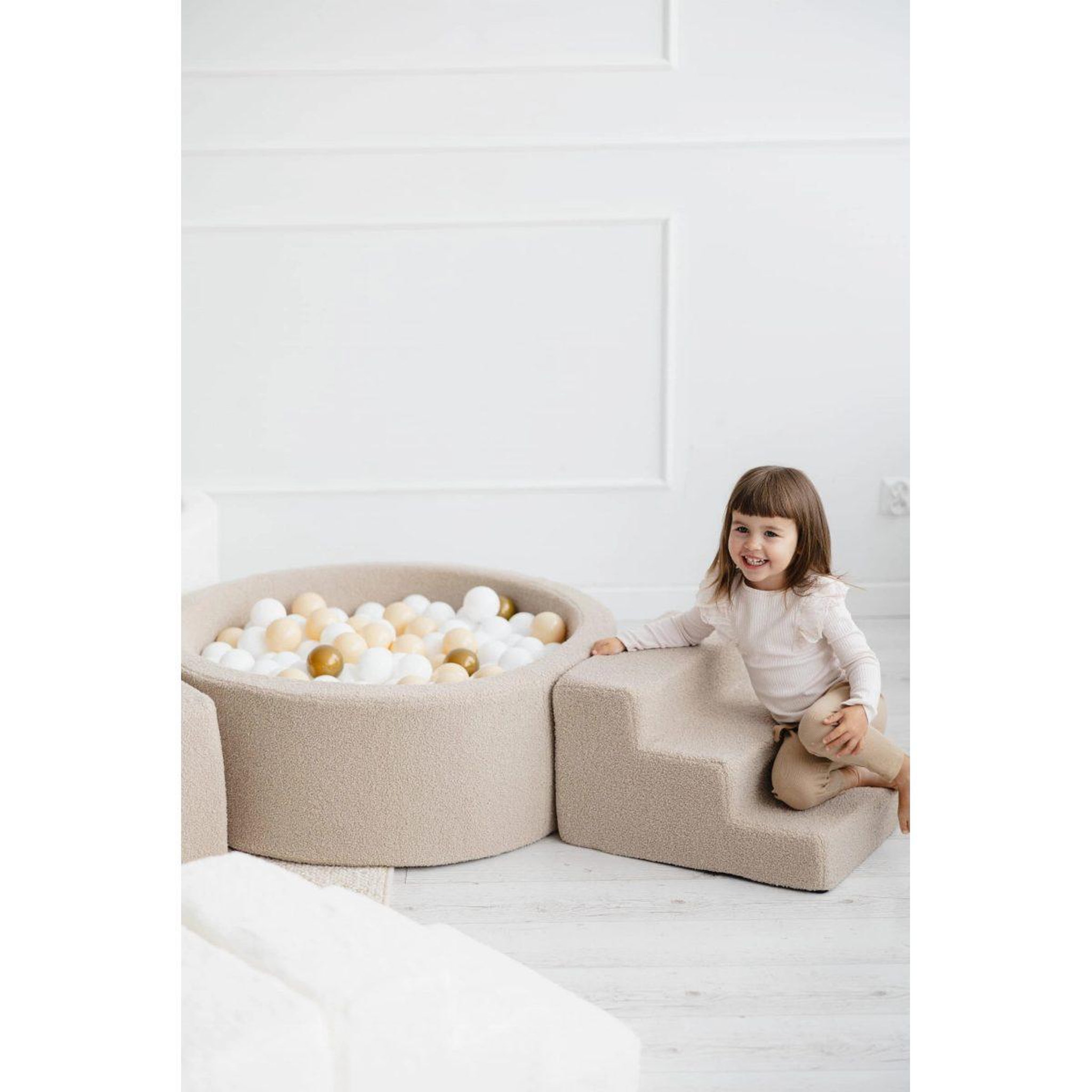 Voir la diapositive 4 : MONIO FOR KIDS Parcours de motricité 3 modules en mousse — Gris