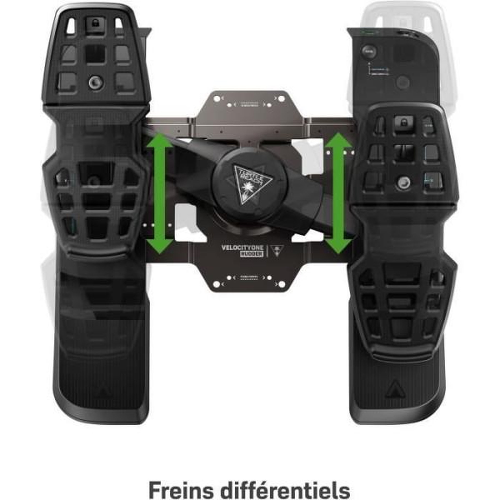 Voir la diapositive 3 : Turtle Beach Pédales de direction universelle - TURTLE BEACH - VelocityOne - Noir - Multi-plateforme - USB-C