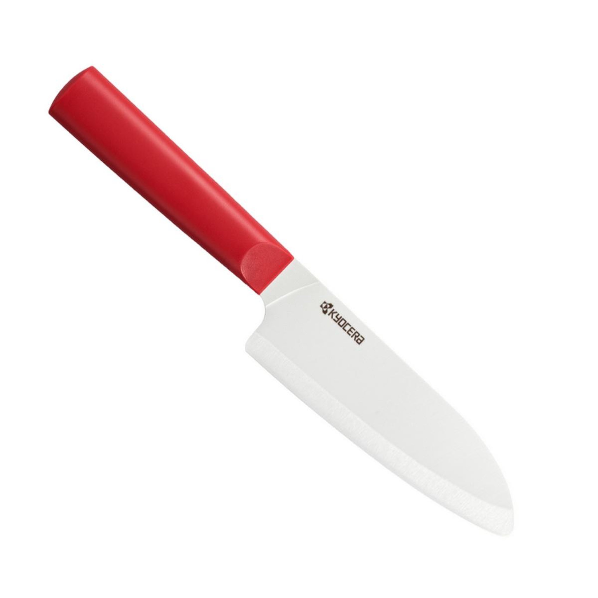 Kyocera Couteau santoku lame céramique 14cm rouge - TK-140WH-RD