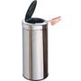 Voir la diapositive 2 : KITCHEN MOVE Poubelle One Touch 42L Chrome TOKYO