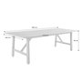 Voir la diapositive 6 : SWEEEK Table de jardin en bois d'eucalyptus LORIA naturel. 8 places. 260 x 100 x 76 cm