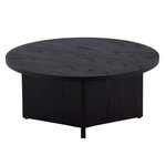 Paris Prix Table Basse Ronde  Salto  65cm Noir